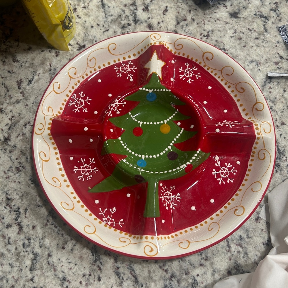 Pier 1 imports holiday chip and dip plateer - Picture 2 of 2